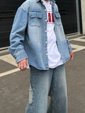 Sand Washed Denim Shirt