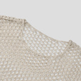 Rev Summer Punching Mesh Knit