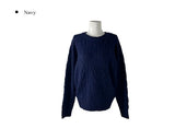 Withy Cable Loose Fit Long Sleeve Knit
