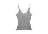BOUCLE LACE SLEEVELESS