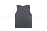 STUD RIBBED SLEEVELESS