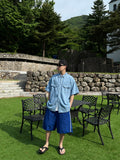 Western Linen Half Shirt