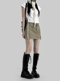 Roen Slit U-neck Tee