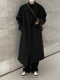 Formal One Button Maxi Wool Coat