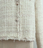 Keaz Surgical Fringe Tweed Jacket