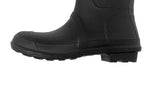 Roller Buckle Round Check Midi Rain Boots