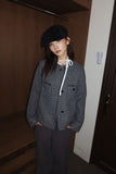 Bling tweed thin jacket