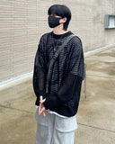 Brion Net Balloon Knit