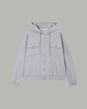 Dust Pocket Hooded Zip-Up