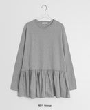 Kyuiki Layered Frill Long Sleeve Mini One Piece