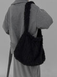 Poodle Wide Fur Shoulder Bag