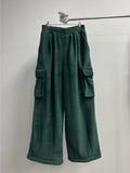 Fleece Cargo Balloon Pants