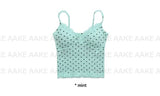 [with cup] PETIT DOT LACE SLEEVELESS