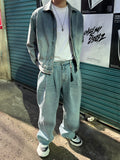 Tuck Medium Washed Denim JK