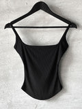 Glam Deep Square Sleeveless