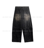 Kench incisional balloon denim pants