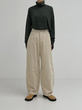 [unisex] Mochi Warmer Overfit Turtleneck T-shirt
