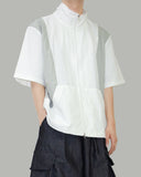 Halon nylon half jacket