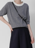 Ten Color Matching Wool Knit