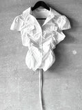 Sugar shirring shirt