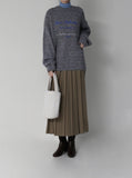 Lauren Lettering Embroidery Knit