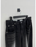 Highlight Dark Black Denim Jeans