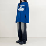 Overfit Box Lettering Long Sleeve T-shirt