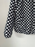 Checker Fleece Quilted Jumper