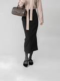 About Back Slit Skirt