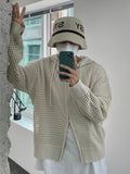 S/S Net Two-Way Hooded Zip-Up