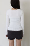Cotton Candy Ribbon Fur Knit