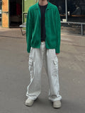 Diamond Fisherman Knit Zip-up