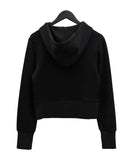 Moel Ribbed Rider Hood Zip-Up