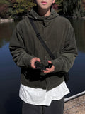 Borden Corduroy Hooded Short Coat