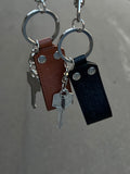 Real Leather Keyring
