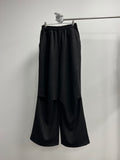 Suede Balloon Pants