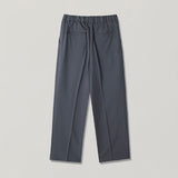 Summer double pleated wide slacks