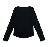 SILKY ROUND SLEEVE T