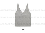 OVERLAP V-NECK SLEEVELESS
