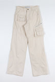 Zipper three-dimensional cargo pants