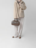 High-Waist Banding Slacks Pants