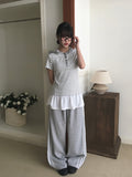 Obe Race Line Track Wide Pants