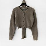 Moid muffler cardigan