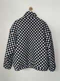 Checker Fleece Quilted Jumper