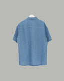 Del Luna Denim Short Sleeve Shirt