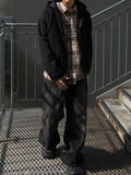 Oil Washed Dark Black Denim