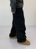 Unisex Slick Corduroy Cargo Pants
