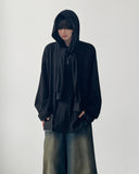 Hitch Scarf Loose Hoodie