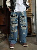 Vintage Badly Ruined Jeans