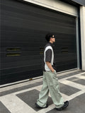 Nylon Two-Tone Half Zip-Up